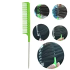 Carbon antistatic professional parting barber salon tool rattail comb