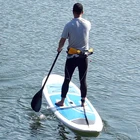 10'10" All Around All Skill Levels Stand Up Paddle Board With Center Fin And Adjustable Paddle