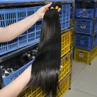 Malaysian Natural Unprocessed One Donor Human Cuticle Aligned Hd Swiss Lace Frontal With Bundle Raw Indian Hair