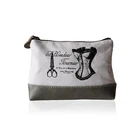 School Pouch Pencil Bag Office Pencil Bag School Students Stationery Pouch Custom Silk Logo Jute Cotton Bag