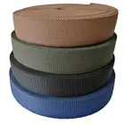 Custom 32mm/38mm PP Polypropylene Woven Elastic Webbing for Men Belts Blue Brown Olive