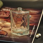 Polygon custom fragrance perfume glass bottles