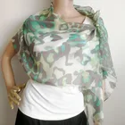 2020 Hot Selling Cheap Custom Logo Printed Silk Edge Scarf