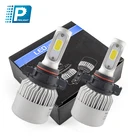 ハイパワー H7 led 超高輝度 8000 ルーメン S2 COB ファン 9005 オートカーライト H7 H4 H16 led ヘッドライト電球 h4