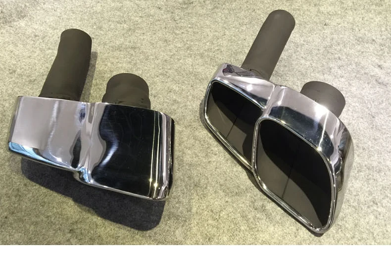 Delicate Muffler Exhaust Pipe System And Tips For Maserati V6 Change To V8 With Valves