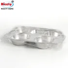 kids toy car model fast food tray bulk dinner plates stainless steel 18/8 durable 5 divided dinner plates