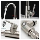 Deck Mounted Mixer SUS304 Single Handle Bathroom Faucet For Basin