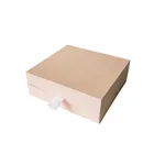 CMYK hair extension luxury design printed product packaging leather coat gift paper box