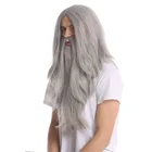 Wigs Hobbits Theme Party Gandalf Wigs With Whisker