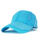 Custom dry fit running hat / sports mesh running cap for summer on sale