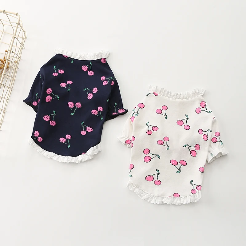 Spring Summer New Cotton Elastic Dog Clothes Bulldog Teddy Puppy Clothes Factory Wholesale Pet Sweater Dog t-shirt From China