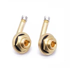 Single bend brass v3.15.2 tubeless truck tire valve stem