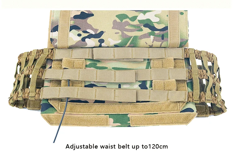 Custom Tactical Vest Gym Training Plate Carrier Adjustable Weighted Vest with Weights