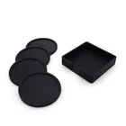 Coaster Set of 4 Silicone Cup Holder Coaster Sets 6 Pcs Beer Coffee Silicone Coasters For Drink With Holder