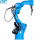 The robot is equipped with arc welding automatic arc MIG aluminium welding machine