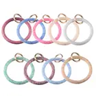 2019 Amazon hot sale Silicone Color Bracelet Keychain Wallet Key Bracelet Sports Bracelet