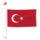 Lithuania Turkey Ambassador Car Flag Custom World Cup Car Flag