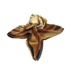 100% Print Pure Silk Satin Digital Print Scarf Fabric