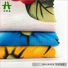 Mulinsen Textile Printed Woven Stretch Bubble Chiffon Crinkle Georgette Fabric