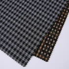 high quality new arrival wholesale brown plaid suit fabric