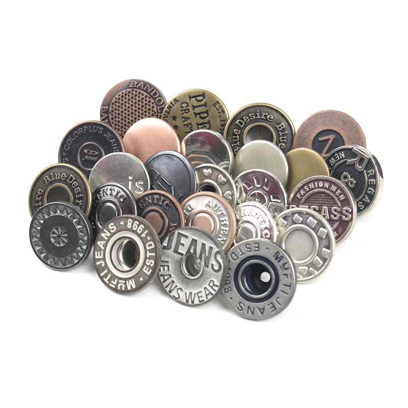 custom denim buttons