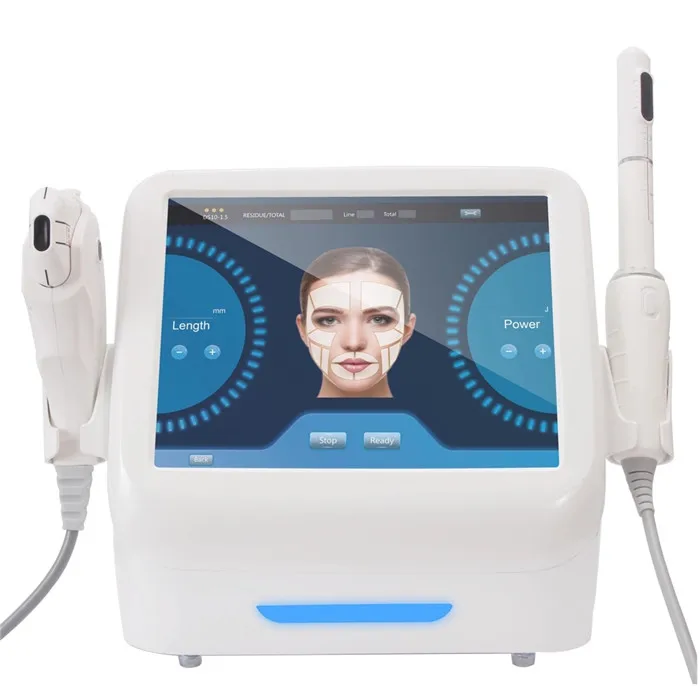 Hifu Vaginal Tightening Rejuvenation Machine 2 hifu face lifting viganal tightening body slimming Skin Rejuvenation 1.5mm,3.0mm,4.5mm 2in1