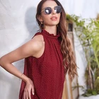 2020 new summer women's dress slimming waist casual sleeveless floral