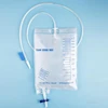 medical disposable 1000ml/2000ml T-type valve luxury urine bag with tubing