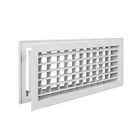 Aluminum Diffuser Grille and Wall Air Duct Diffuser Double Deflection Grille with Removable Core