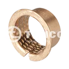 Cold Extrusion Processing Shaft Sleeve Bronze Flange Bushing Collar Bushing with High Quality