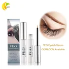 Private Label Waterproof Natural Organic FEG Eyelash Eye Lash Growth Serum FDA