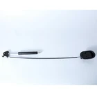 Flexible operation lockable gas spring for bus seat with handle control