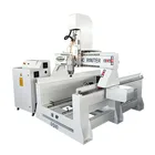 mini small 4th axis cnc router 3d cnc wood carving machine sculpture with rotary axis
