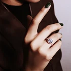 Jewelry Silver 925 Rings For Women Hot Sell Zircon Fashion Ring 925 Sterling Silver Jewelry Rings For Women