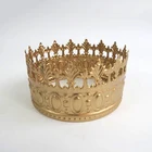 Party Wedding Decorations Crown Gold Cake Topper