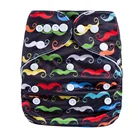 Waterproof Reusable Adjustable AIO Organic Baby Cotton Cloth Diapers