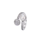 Engagement 925 Rings Silver 2020 New Trendy Sterling Silver 925 with Pearl Women Rings for Pandora Jewelry Accessories