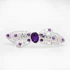 Hair accessories barrettes hair clips for women gemstone hair clip
