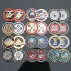 Commemorative Single Custom Logo Gold Plated Metal Souvenir Coin Maker Engraved Gold Coins