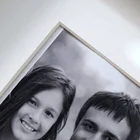 Photo Photo Frame Design Functional Customized MDF Mounding With Clip 2 Openning Picture Wooden Photo Frame Wall Hanging