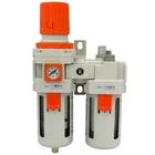 Nanpu Air Source Treatment Unit NC4010-04 1/2" SMC Type FRL Air Filter Regulator Lubricator