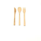 Bamboo Travel Cutlery Set - Reusable, Eco-friendly Utensils
