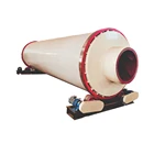 Q235 wood furnace heating screw conveyor feeding wood chips sawdust rotary drum dryer with 6 tons output per hour