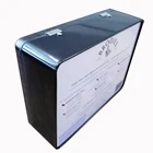 Tin Box For Package 115g 4oz Hinged Tea Rectangular Silver Food Tins With Metal Tray