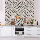 2019 China Waterproof Modern Home Decor 3D PVC Interior Wall tile Ceiling Panel sticker