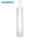 Boomjoy cleaning brush for bathroom silicone toilet brush set