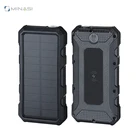 Outdoor Activity Mobile Phone Backup External Battery Solar Panel Power Bank With Good Quality Foldable Panels