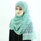 Lace Scarf Scarf Lace China Wholesale High Quality Custom Chiffon Lace Indonesia Long Wide Scarf