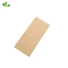 Finely processed disposable drinking brown wavy low price paper straws