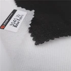 plain woven interlining 100% polyester garment interlining